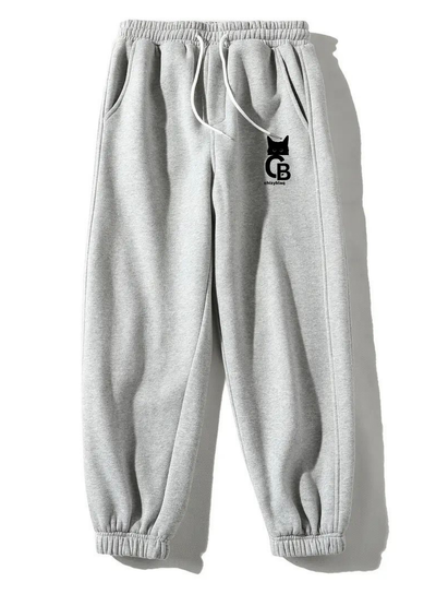 Gray Baggy Sweatpants